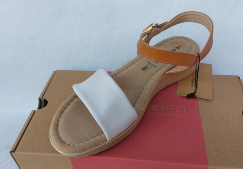 Ladies Heavenly Feet Sara Vegan Comfort Ankle Strap Buckle Sandals - Picture 15 of 18