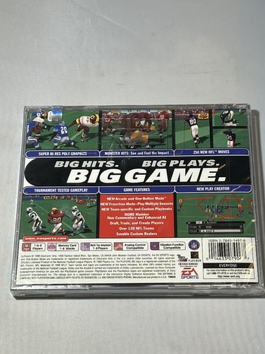 Madden NFL 99 PS1 (Sony PlayStation 1, 1998) Sealed New - Picture 2 of 6