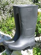 STIVALI GOMMA PVC TAGLIA 50 PESCA CAMPAGNA ALLEVAMENTO LAVORO