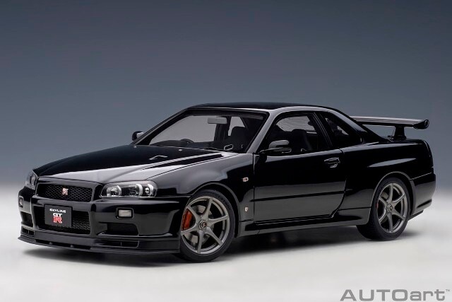 ミニカー AUTOart 1/18 SKYLINE GT-R R34 V-SPEC 2 77407 AUTOart 1:18 Nissan Skyline GT-R R34 V Spec 2 Black Pearl | eBay