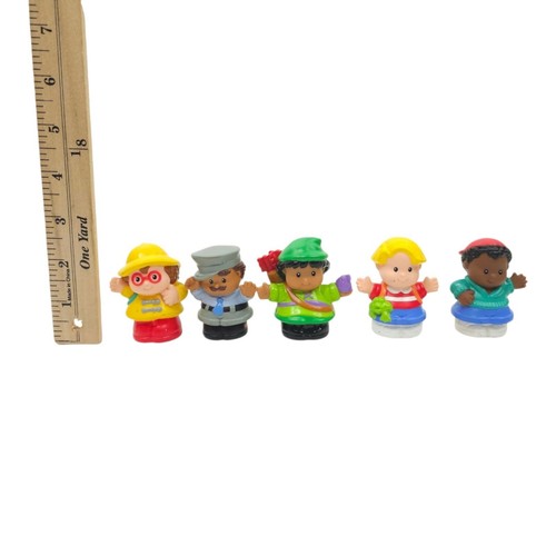 Vintage 90s 00s Fisher Price Little People Toy Lot Of 5 Bus Driver Archer Frog - Picture 6 of 11
