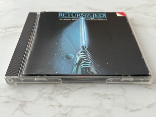 John Williams Star Wars Return Of The Jedi Soundtrack CD WEST GERMANY RED FACE! - Picture 4 of 5