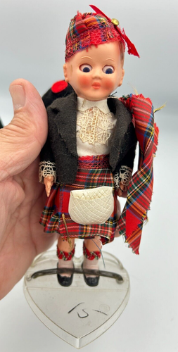 Vintage Scottish Knickerbocker Plastics 6" Sleep Eye Dolls - Picture 13 of 15