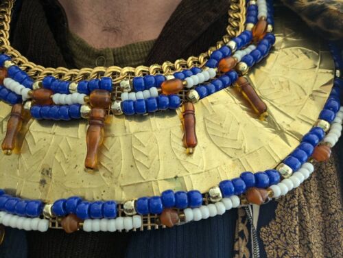 Mens Medium Vintage Handmade Pharoah Nativity Egyptian Theater Wise Men Costume - Picture 14 of 20