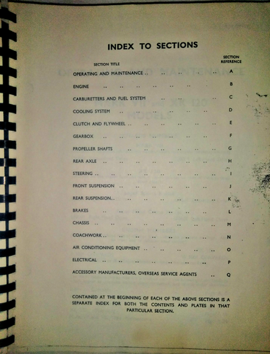 Jaguar Mark VII and XK 120 Service Manual Book - Picture 2 of 4