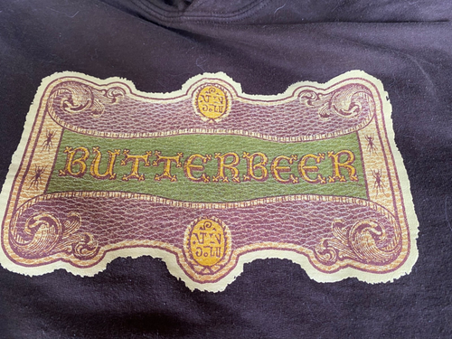 Harry Potter Unisex Braun Hoodie BUTTER BEER Wizarding World L Universal - Bild 2 von 4