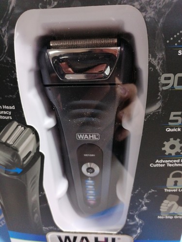 WAHL AQUA SHAVE RASOIO SHAVER IMPERMEABILE CORDLESS - Foto 12 di 12