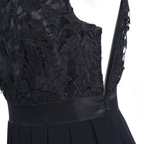 Women's Evening Dress Embroidered Chiffon Bridesmaid Dress Formal Long Dresses - Picture 15 of 99