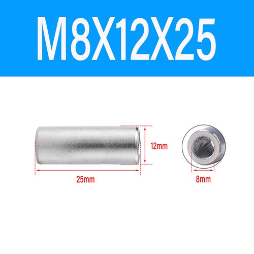 A2 304 Edelstahl Verbindungsmuffe Rund Langmutter Gewindemuffe M3 M4 M5 M6 ~ M20 - Bild 53 von 84