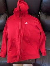 ADIDAS Sweatshirt size MEDIUM YOUTH Color RED Unisex