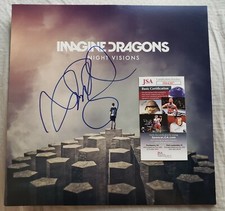 Imagine Dragons Dan Reynolds Signed (Night Visions) 12" Album LP JSA CERTIFIED 