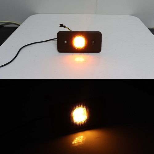 4X Front Amber & Rear Red LED Side Marker Lights For 02-14 Mercedes W463 G-Class - Picture 8 of 13