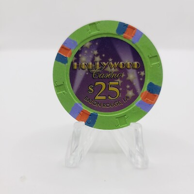 #ad Hollywood quot;Riverboatquot; Casino Baton Rouge Louisiana quot;UNCIRCULATEDquot; $25 Chip $12.00