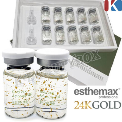 ESTHEPRO 24K Gold Ampoule 8ml Moisturizing Ampoules Set Anti-Aging Ampoule NEW