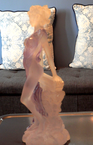 Acrylic Cyrstalline Female Sculpture Frederick Hart /W. Anina Unsigned Nice - Picture 2 of 12