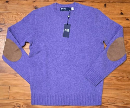 NWT Polo Ralph Lauren Mens Knit Wool Cashmere Sweater SZ Small MSRP $248.00
