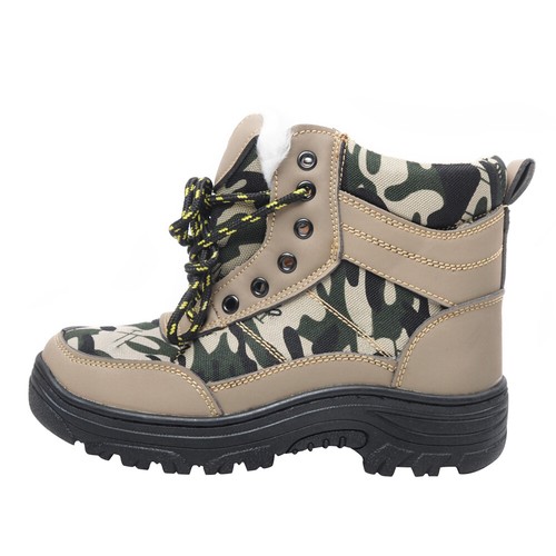 KK Men's Safety Shoes Work Trainers Steel Toe Climbing Ankel Boots Camouflage - Picture 3 of 17