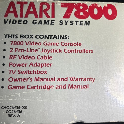 Atari 7800 ProSystem - Retro Gaming Console *Complete In Box, No Game, Tested* - Picture 5 of 24