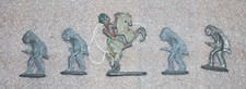 Lead Figures Cowboys And Indians 5 total
