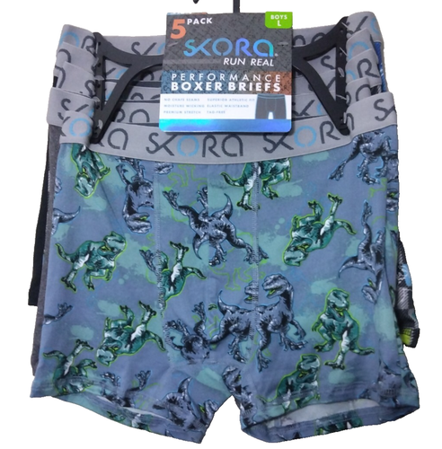 New Skora 5 Pack Boxers Large 12-14 Arcade & Dinosaur design - Picture 12 of 15