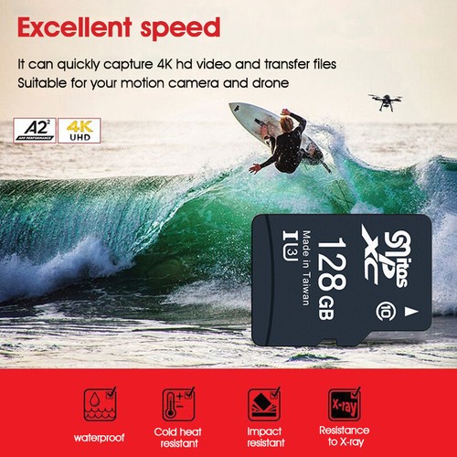 Carte micro SD TF originale UHS 8 Go 16 Go 32 Go 64 Go 128 Go 256 Go 512 Go carte mémoire - Photo 5 sur 10