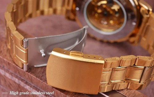 Reloj de Pulsera Mecánico Automático Moda Top Marca WINNER Original para Hombre - Imagen 9 de 9