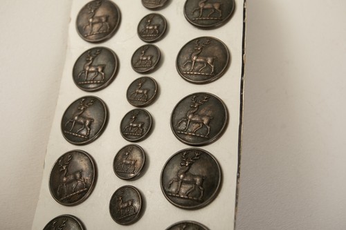Lot Metal Buttons Doughty & Co London (P3L-1/JSF6) Hertfordshire Militia Livery - Picture 6 of 13