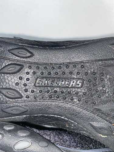 Zapatos sin cordones negros Skechers de espuma viscoelástica refrigerada por aire calce relajado para mujer talla 8 - Imagen 11 de 15