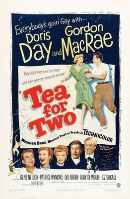 Historic Tea For Two 1950 Movie Advertising Postcard