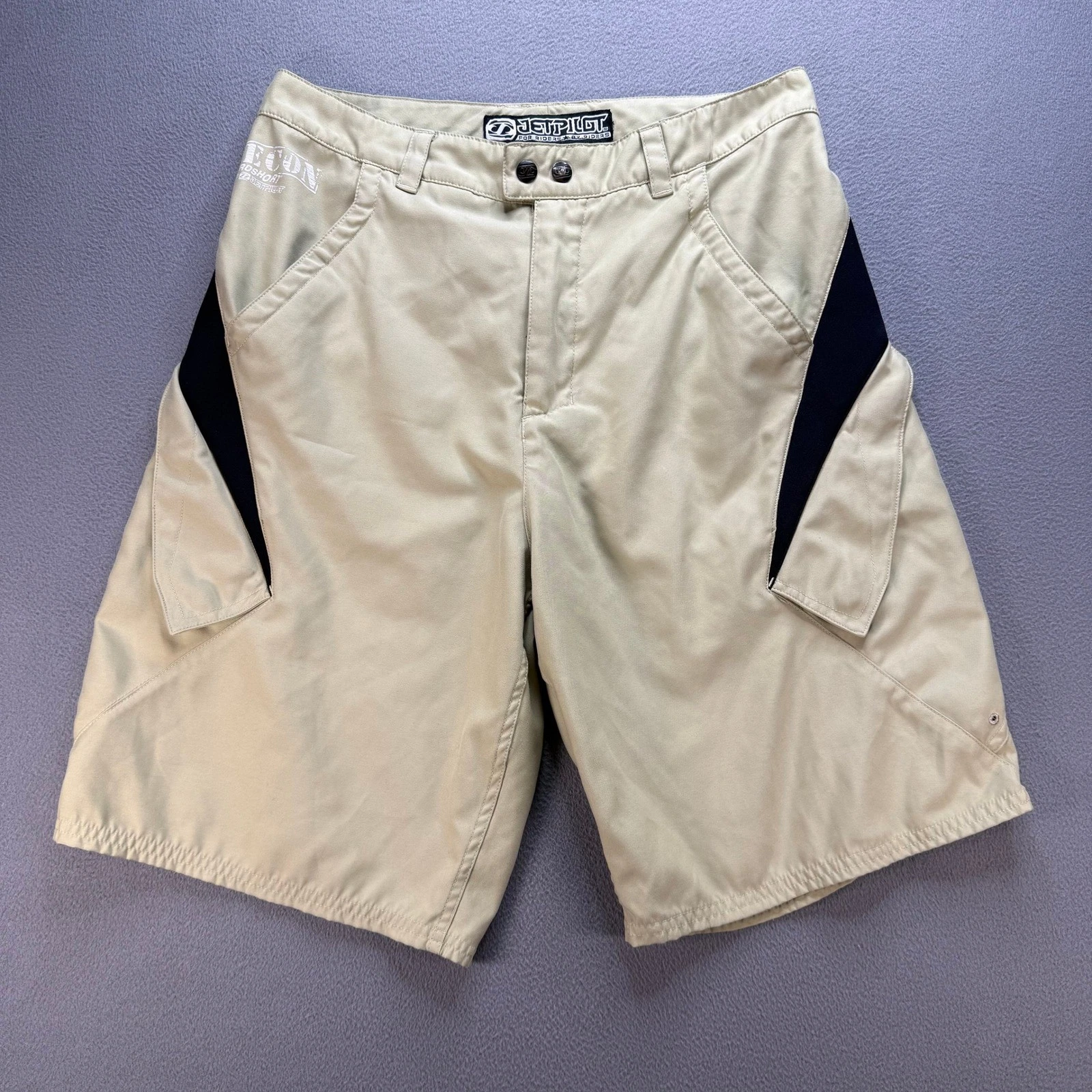 Jetpilot Boardshorts Recon Hybrid Cargo Shorts Regular Fit 32 Tan Black Pockets