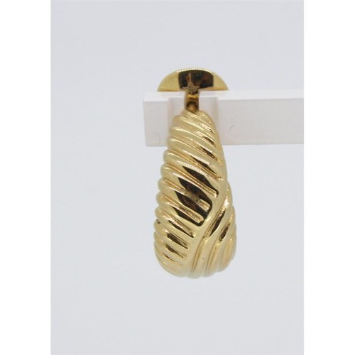 Joop Damen Ohrringe JPER10006B000 Halbcreole Edelstahl gold 2x1cm UVP 149,- - Picture 2 of 2