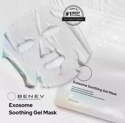 Benev EXOSOME glättende Gelmaske volle Box 5 Masken / 1 Box NEU ✨Exp. 12/2027 - Bild 2 von 2