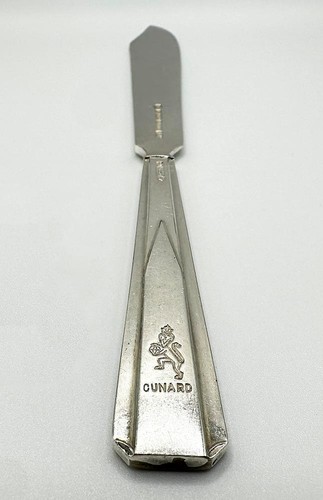 CUNARD TABLE KNIFE SILVER PLATE SHIPPING INTEREST ROBERTS & BELK - Picture 5 of 6