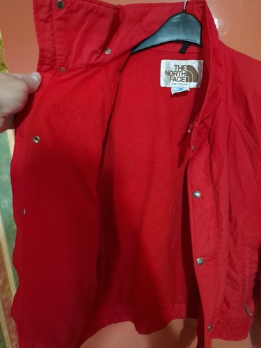 Giacca foderata in pile vintage The North Face rossa Gore-Tex taglia L large made in USA - Foto 13 di 19