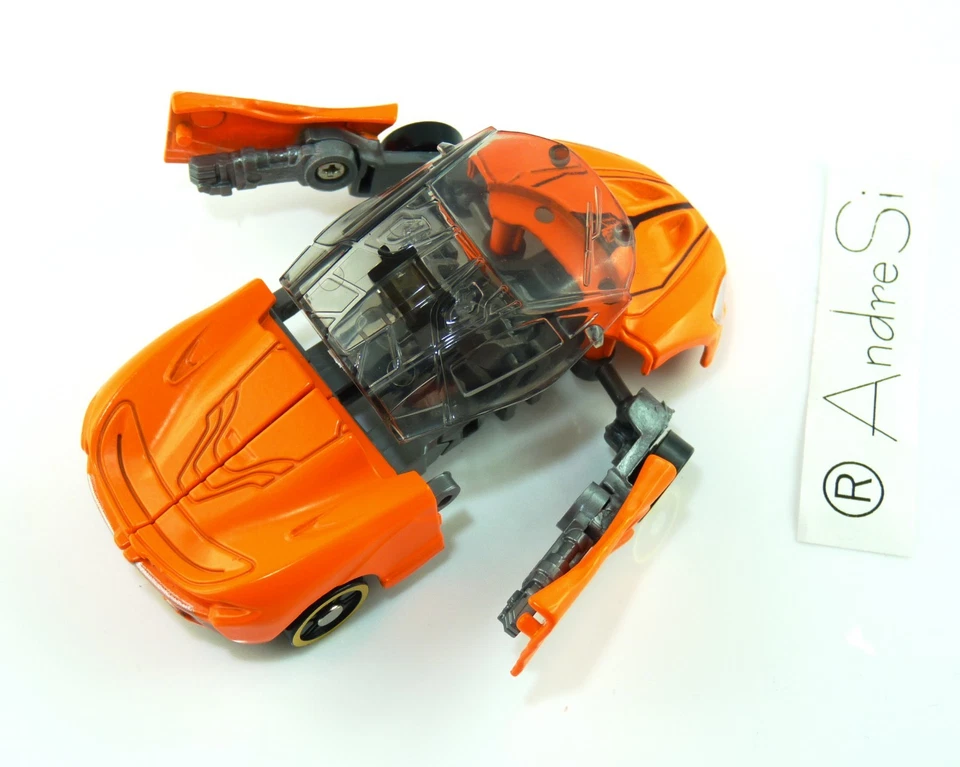 2er Set Transformers 7-12cm Metall-Rennauto transformierbar verschiedene Farben - Bild 2 von 4