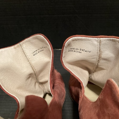 Kristin Cavallari by Chinese Laundry Wildleder-Booties mit Absatz, Damen 9, rostfarben - Bild 8 von 14
