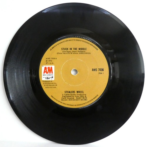 Stealers Wheel – Stuck In The Middle, Vinyl 7" Single 45 RPM UK 1973 Soft Rock