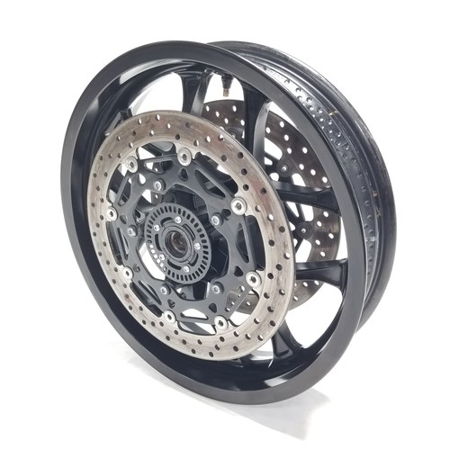 2023 20-24 YAMAHA YZF R1 OEM FRONT WHEEL RIM BRAKE ROTOR ROTORS TONE RING - Picture 8 of 17