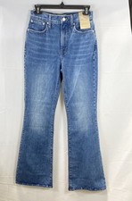 Madewell Women's The Perfect Vintage Flare Jeans Blue High Rise NWT Size 26