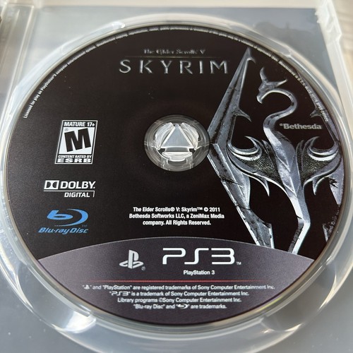 The Elder Scrolls V: Skyrim (PlayStation 3, 2011) *CIB* w/ Map Included - Picture 6 of 11