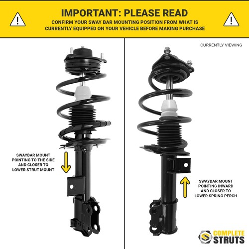 Front Complete Struts & Rear Shock Absorbers for 2011-2014 Hyundai Sonata - Picture 2 of 5