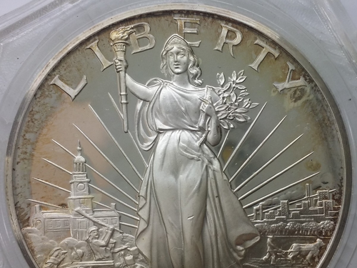 1776 ~ 1976 Stati Uniti Proof Medal - 200 anni di libertà - Foto 4 di 13