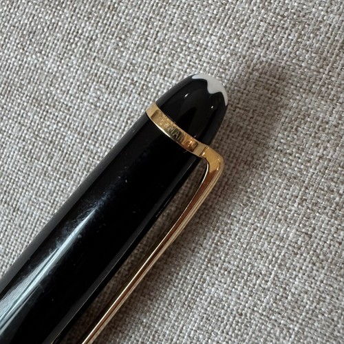 Montblanc Meisterstuck Mechanical Pencil Classique Gold White Logo Writing - Picture 7 of 9