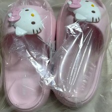 Sanrio Hello Kitty Pink Indoor Slippers 240mm New Official