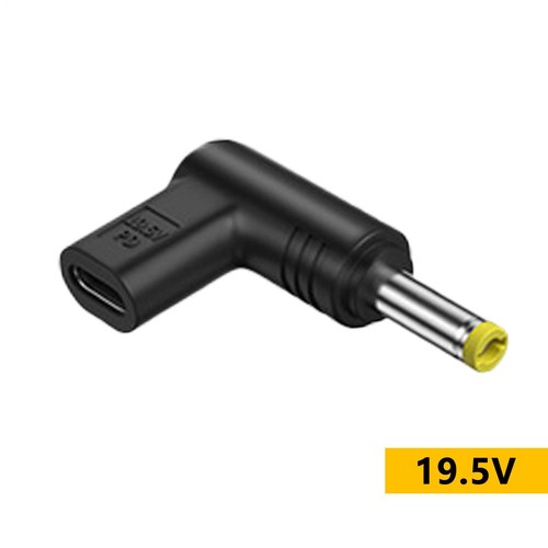 Adaptador Cargador USB Tipo-C Hembra a DC Macho Enchufe 3.0-5.5 x 1.1-2.5 mm - Imagen 6 de 17