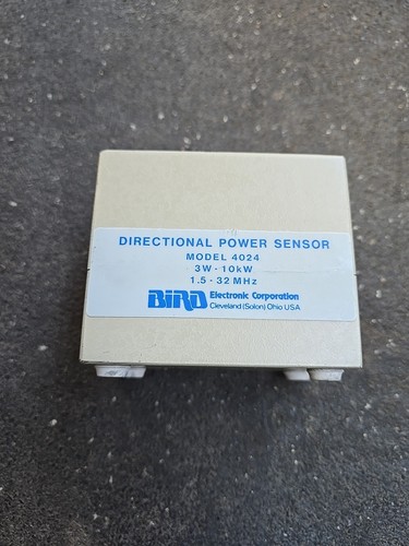 BIRD ELECTRONIC DIRECTIONAL POWER SENSOR 4024 3w-10kw, 1.5-32mhz
