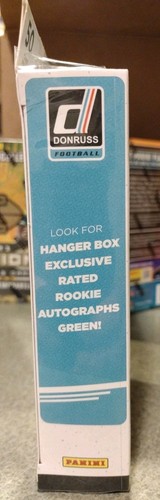 2021 Panini Donruss Football Factory Sealed Hanger Box 50 Cards Free Shipping - Picture 3 of 5