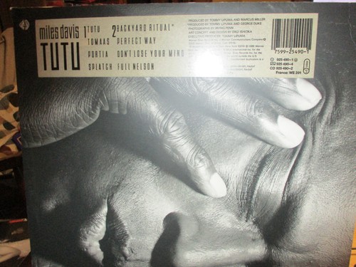 MILES DAVIS TUTU PROMO WARNER BROS VINYL LP VG+ RECORD 1986 Import - Picture 4 of 6