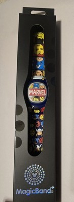 NEW 2024 Disney Magic Band Plus + Marvel Cartoon Comic Retired   HTF