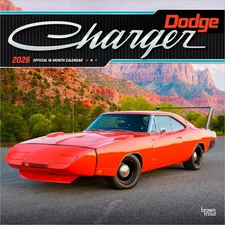 Dodge Charger OFFICIAL | 2026 12x24" (Hanging) Wall Calendar | Plastic-Free